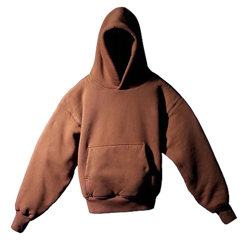 Yeezy X Gap Hoodie dark brown yzy sweatshirt double layered pullover